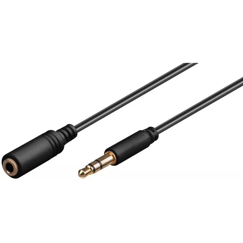 Audio AUX-jatkokaapeli Goobay 97120 3,5 mm 3-napainen ohut 3 m