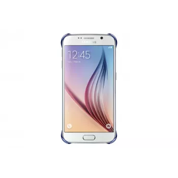 Samsung Clear Cover EF-QG920B Galaxy S6:lle, musta (EF-QG920BBEGWW)