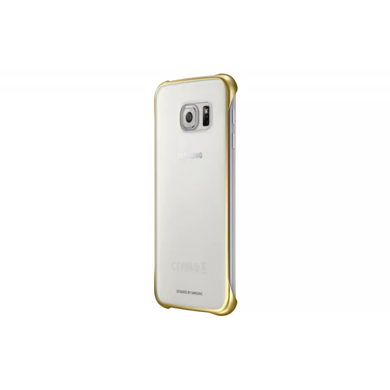 Samsung EF-QG920B puhelinkotelo kuori kultainen, läpinäkyvä