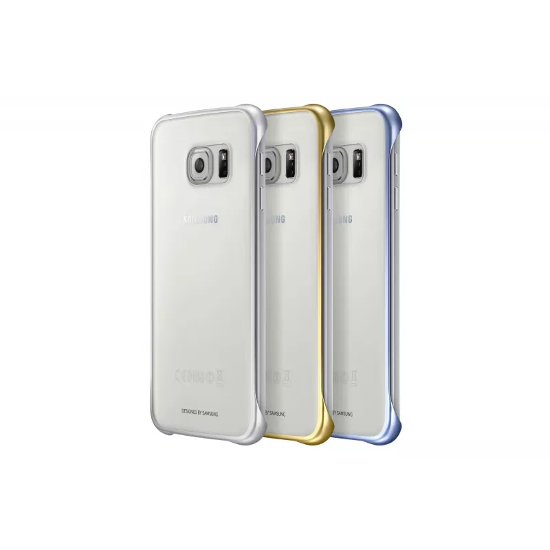 Samsung EF-QG920B puhelinkotelo kuori kultainen, läpinäkyvä