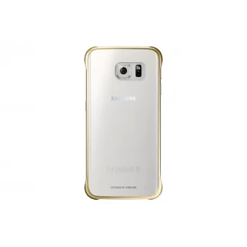 Samsung EF-QG925B puhelinkotelo kuori kultainen, läpinäkyvä