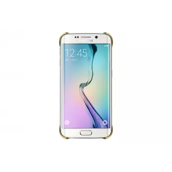 Samsung EF-QG925B puhelinkotelo kuori kultainen, läpinäkyvä