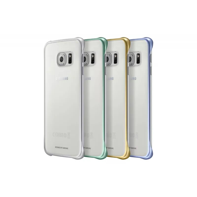 Samsung EF-QG925B puhelinkotelo kuori kultainen, läpinäkyvä
