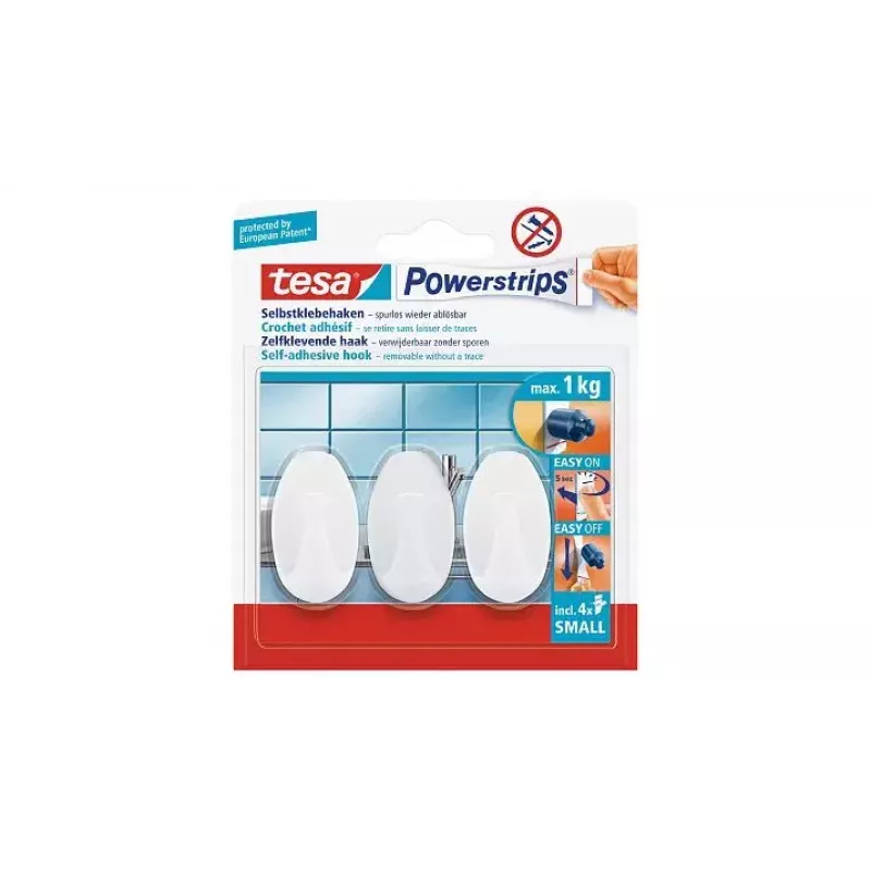 Yleiskoukku TESA Powerstrips Indoor 56625-00000-00