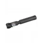 Fischer 85579 polkupyörän minipumppu painemittarilla, musta