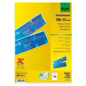 Lippu Sigel LP714 100 kpl