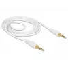 Audiokaapeli DeLOCK 85548 1 m 3,5 mm valkoinen