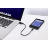 USB-kaapeli Renkforce RF-4463073 0,15 m USB A - Micro-USB B musta
