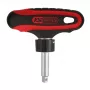 KS Tools 151.1109 1/4" ERGOTORQUEmax T-kahvainen räikkä, 45 hammasta