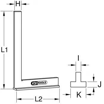 Kulma KS Tools 300.0271 paino 260 g