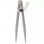 Jakopiirrin KS Tools 300.0416 ruostumaton teräs 200 mm pituus 150 mm
