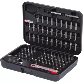 Ruuvitalttakärkisarja KS Tools 911.2080 99 kpl nikkeli kuusikulma 25 mm