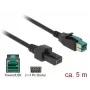 Virtakaapeli DeLOCK 85486 musta 5 m PoweredUSB