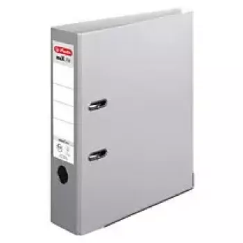Renkaallinen kansio Herlitz 10834372 A4 harmaa