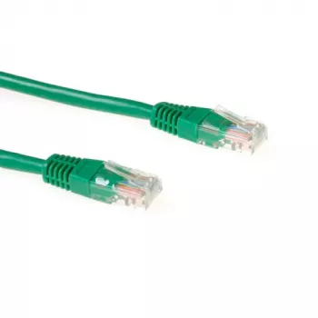 ACT vihreä 1 m U/UTP CAT5E patch-kaapeli RJ45-liittimillä