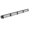 Patch-paneeli 24 porttia suojaamaton CAT5E ACT PP1001