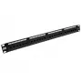 Patch-paneeli 24 porttia suojaamaton CAT6 ACT PP1010