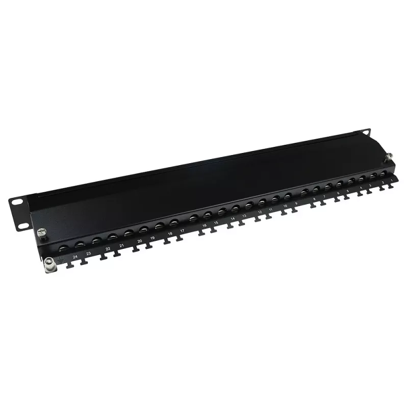 ACT patch-paneeli 24 porttia suojattu CAT6A kannella CAT6A