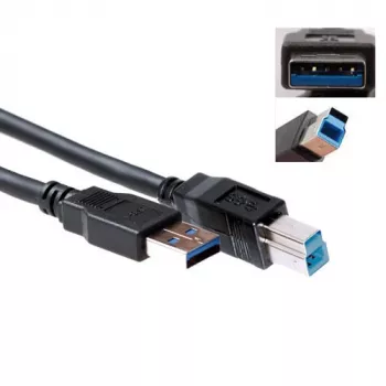 USB-kaapeli ACT USB 3.2 Gen1 A-pistoke - USB B-pistoke 3,00 m