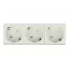 DeLock 81323 Easy 45 3-osainen Schuko-pistorasia, 45 x 45 mm, 5 kpl