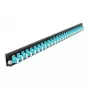 Splice-box etulevy DeLOCK 19 inch 24 port LC Duplex aqua