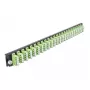 Splice-box etulevy DeLOCK 19 inch 24 port LC Quad limetinvihreä
