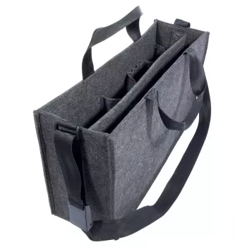 Sigel BA411 olkalaukku huopa harmaa unisex suuri