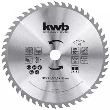 KWB 593159 pyörösahanterä 31,5 cm 1 kpl