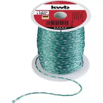 KWB 925110 lanka 100 m nailon vihreä 1,2 mm