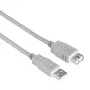 Hama 00200906 USB-kaapeli 3 m USB A harmaa USB 2.0 0,48 Gbit/s