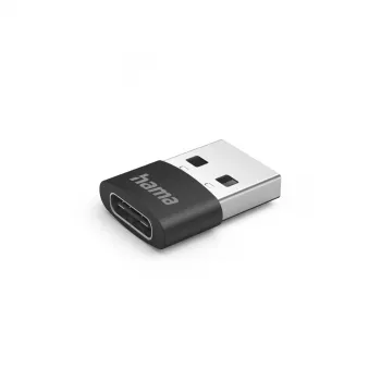 Hama 00201532 kaapelisovitin USB C USB A musta