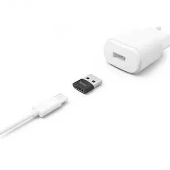Hama 00201532 kaapelisovitin USB C USB A musta