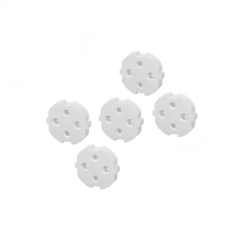 Hama 00223601 pistorasiasuoja F-liitin valkoinen 5 kpl