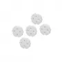Hama 00223601 pistorasiasuoja F-liitin valkoinen 5 kpl