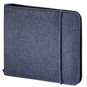 Hama 95681 CD-laukku 24 levyä sininen
