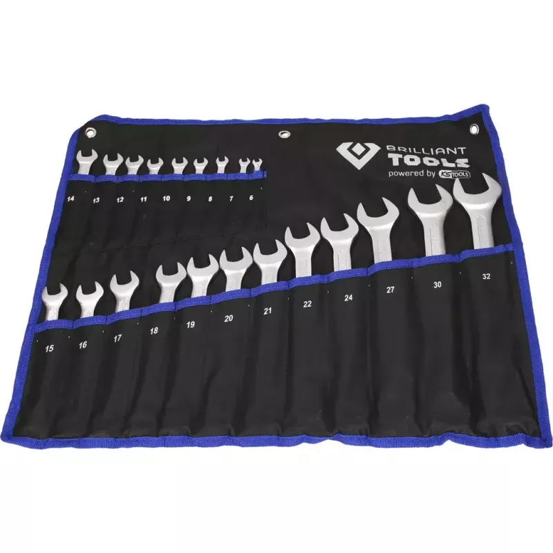 Brilliant Tools BT011021 Lenkki-kiintoavainsarja, 21 kpl