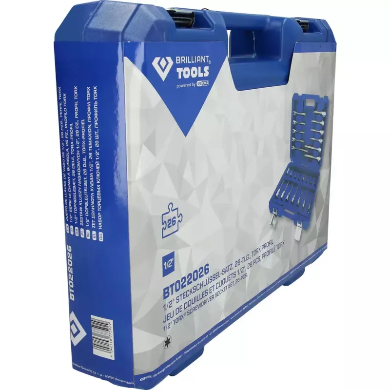 Hylsyavainsarja Brilliant Tools BT022026