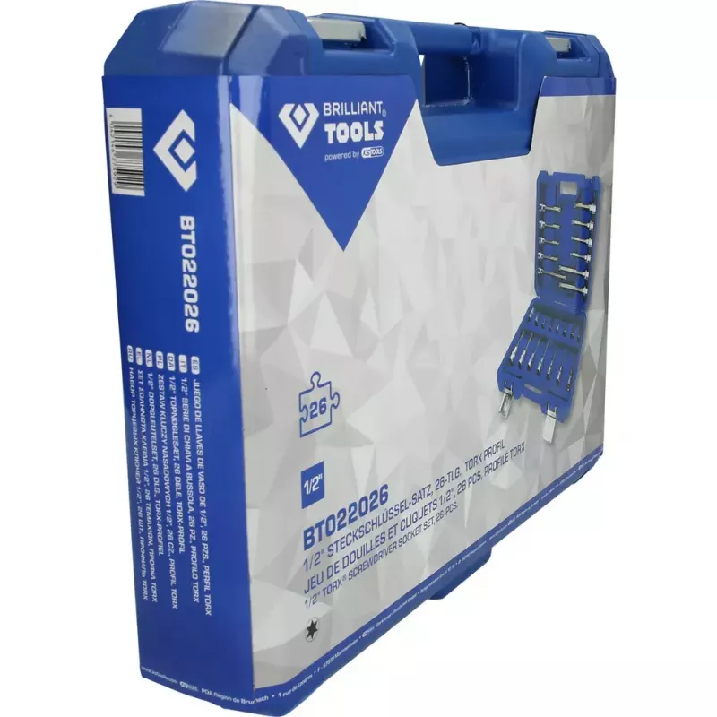 Hylsyavainsarja Brilliant Tools BT022026