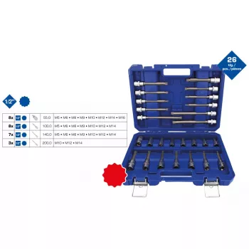 Hylsyavainsarja Brilliant Tools BT022026