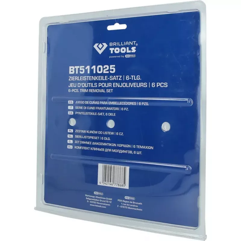 KS Tools BT511025 koristelistakiilojen sarja, 6-osainen