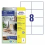 Itseliimautuva tulostustarra Avery LR3427-10 valkoinen A4 80 tarraa