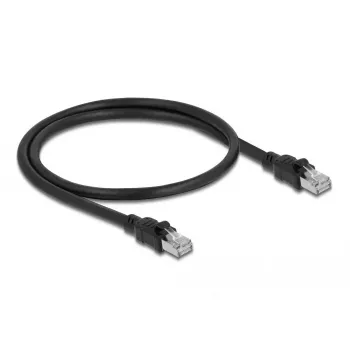 DeLOCK verkkokaapeli RJ45 Cat.6A F/UTP 0,5 m musta