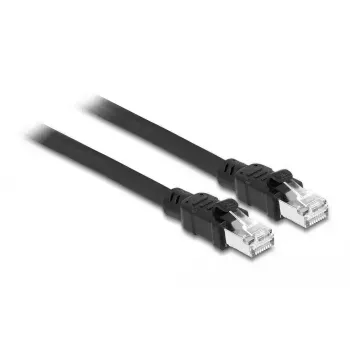 DeLOCK verkkokaapeli RJ45 Cat.6A F/UTP 1 m musta