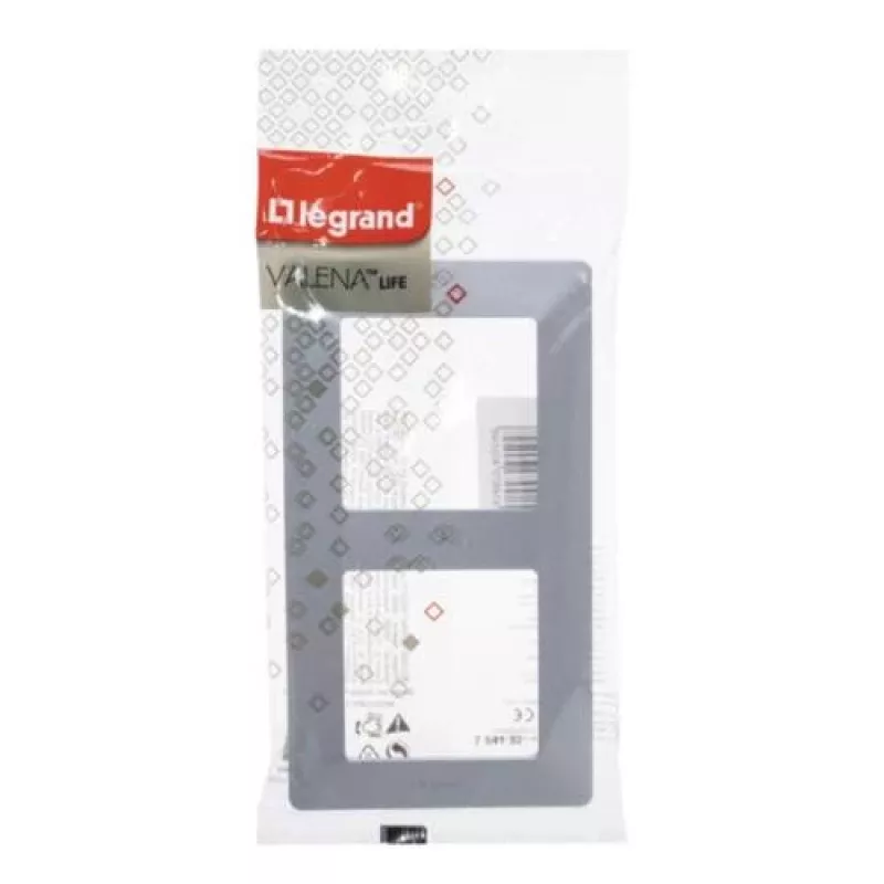 Legrand 754132 peitelevy/kytkinlevy alumiini