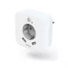 Hama 00223498 LED-yövalo pistorasialla, 2 USB-lähtöä, liike- ja valotunnistin