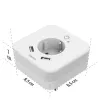 Hama 00223498 LED-yövalo pistorasialla, 2 USB-lähtöä, liike- ja valotunnistin