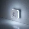 Hama 00223498 LED-yövalo pistorasialla, 2 USB-lähtöä, liike- ja valotunnistin
