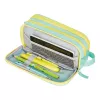 Penaalipussi Herlitz Neon Soft polyesteri minttu keltainen 235x110x75mm