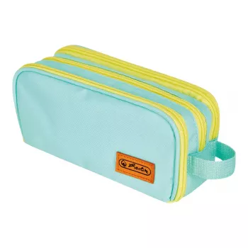 Penaalipussi Herlitz Neon Soft polyesteri minttu keltainen 235x110x75mm