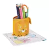 Herlitz 300001508 Lion pehmeä penaali, polyesteri, oranssi/keltainen